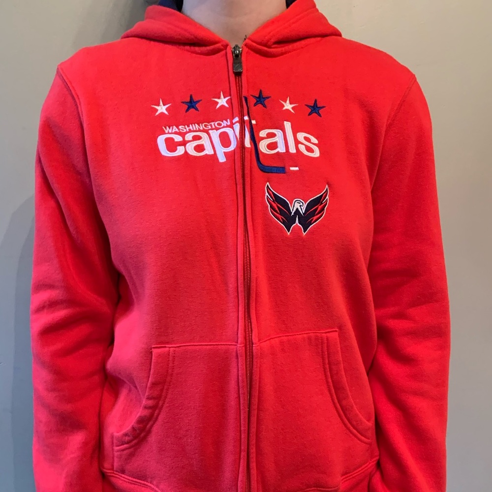 Capitals Zip Up Hoodie
